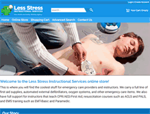 Tablet Screenshot of emergencytrainingequipment.com